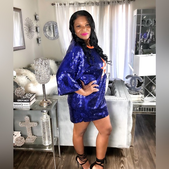 Sale‼️Houston Astros sequins dress. No discount - Picture 2 of 11